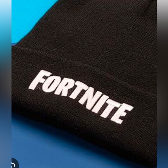 FORTNITE EMBROIDERED LOGO KNIT BEANIE HAT - Picture 2 of 4